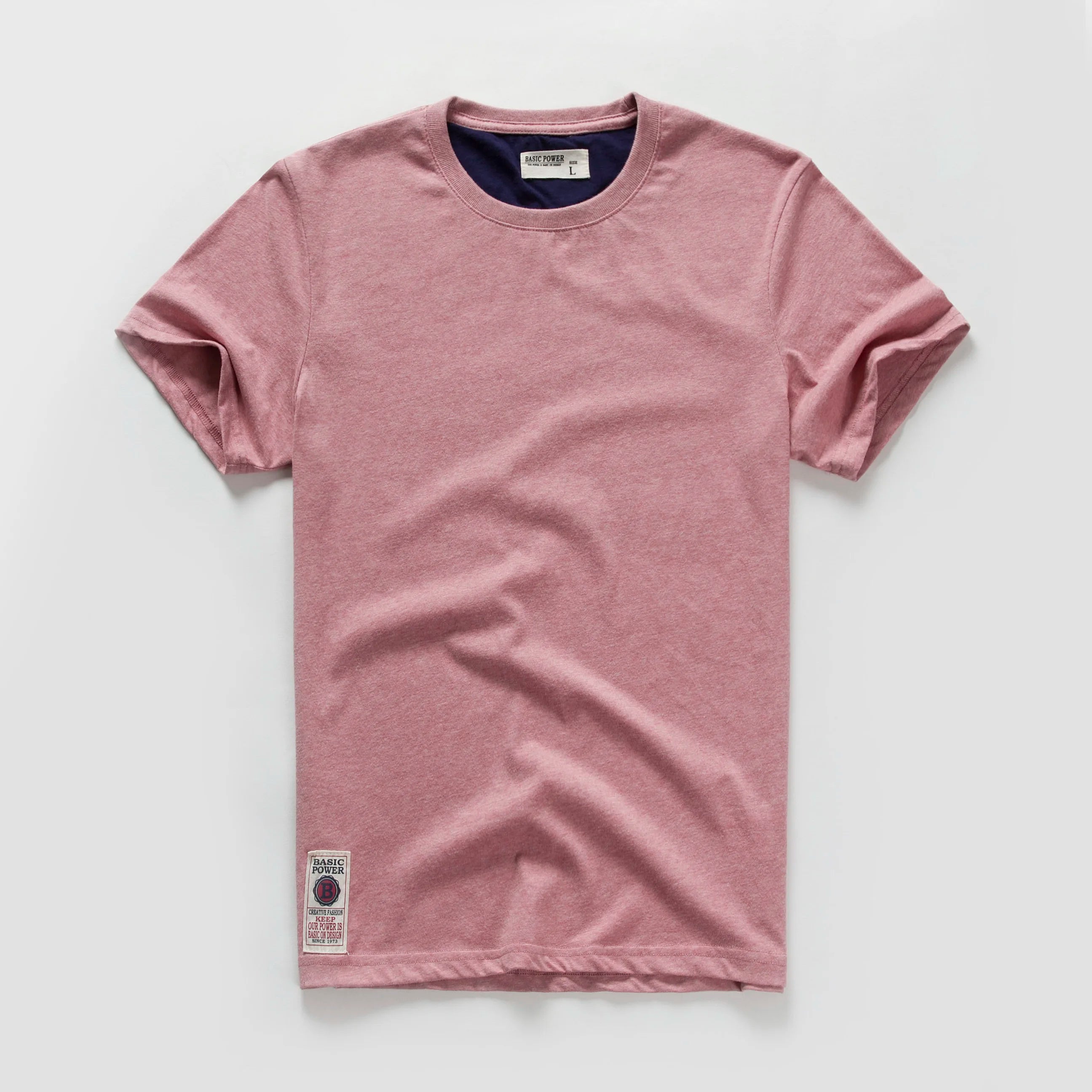 Men's T-shirt Cotton Solid Color t shirt Men Causal O-neck Basic Tshirt Male High Quality Classical Tops