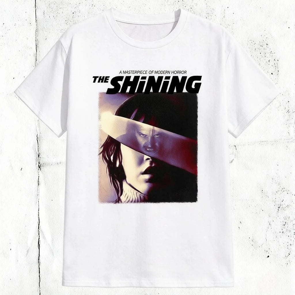 The 1980s "Shining" Movie-style Printed T-shirt Is A Casual, Sporty, Short-sleeved, Daily Wear Top with Patterns