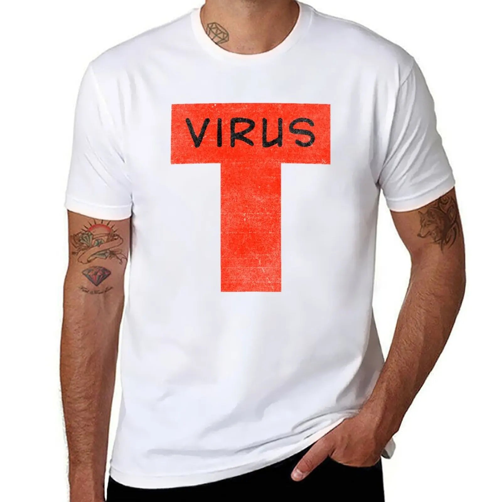 T-virus T-Shirt t shirt man designer essential t shirt men t shirt cotton 100% T-Shirt