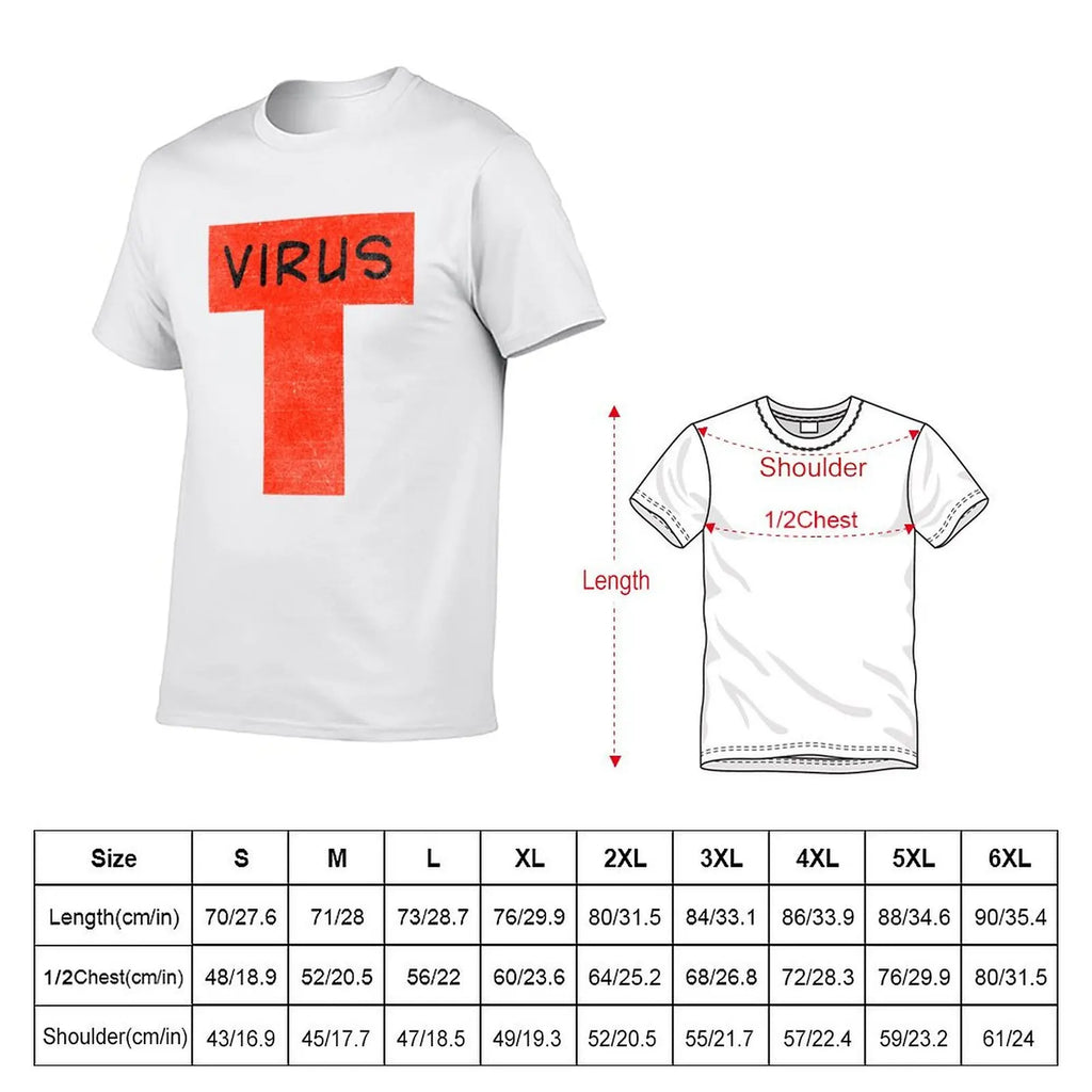 T-virus T-Shirt t shirt man designer essential t shirt men t shirt cotton 100% T-Shirt
